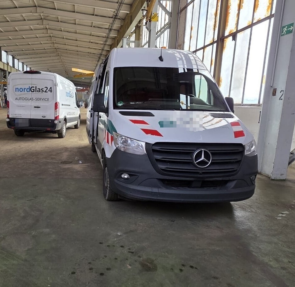 Sprinter mit neuer Scheibe